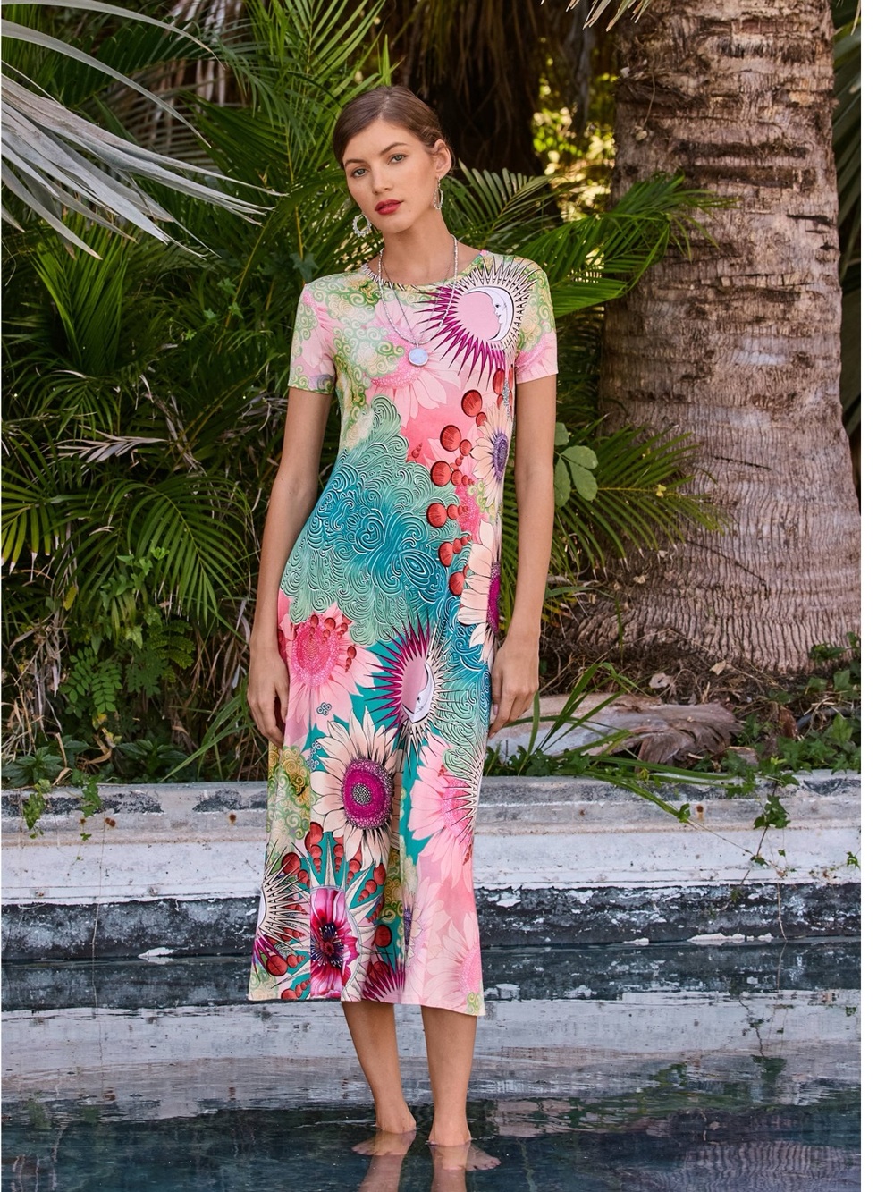 Johnny Was Janie Celestial and Floral dress